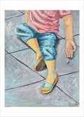 Print: Lazurowe Sandałki